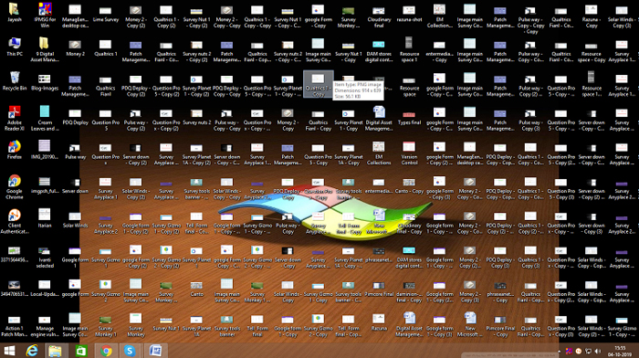 Computer full of icons